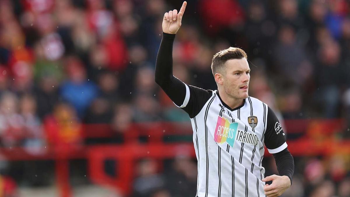 Notts Country striker Macauley Langstaff